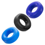 Hunkyjunk Huj3 C-Ring 3 Pk - Blue / by Oxballs from LoveMart Co.