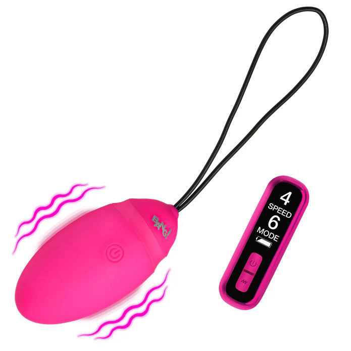 Vibrating Silicone Egg With Digital Remote by XR Brands from LoveMart Co.