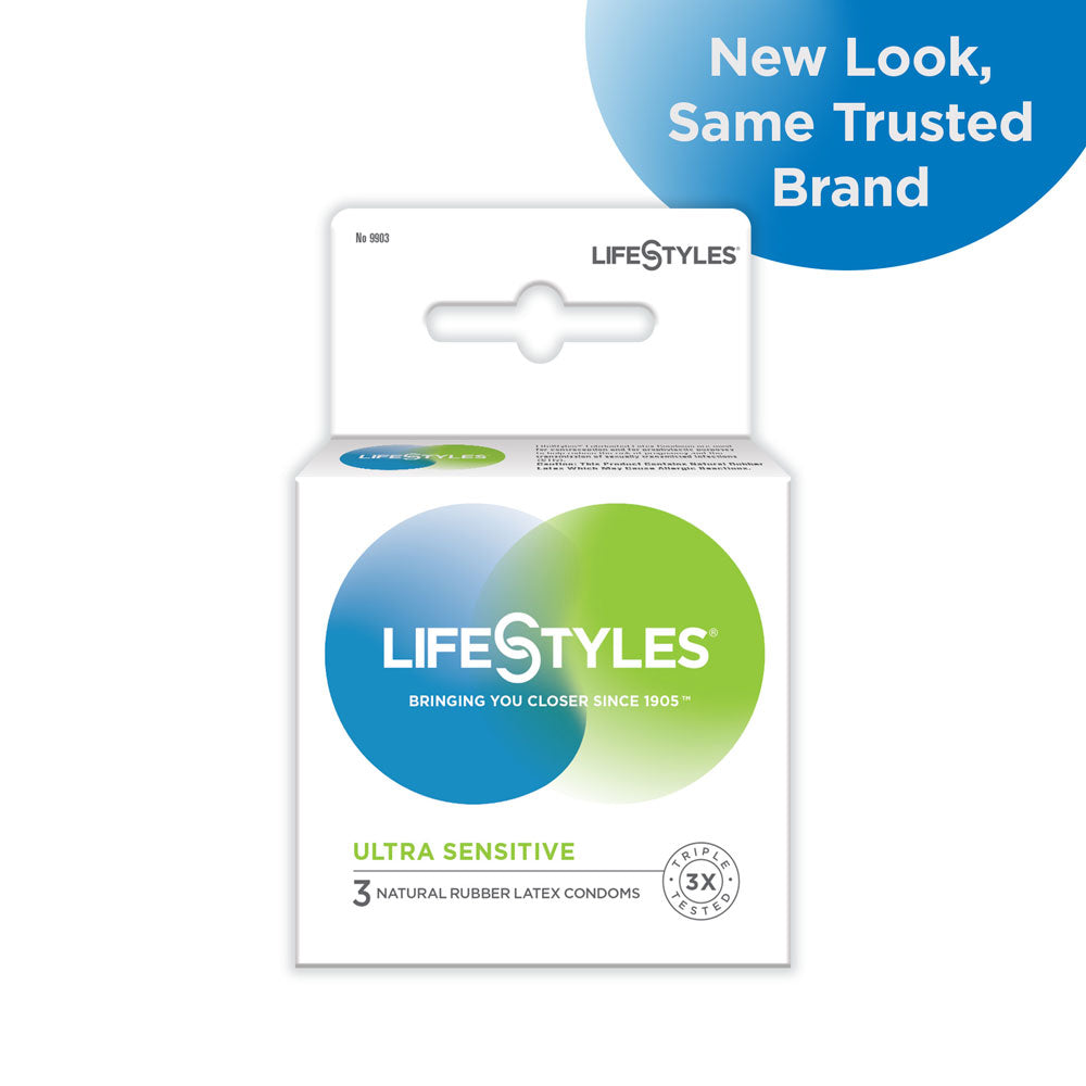 Lifestyles Ultra Sensitive - 3 Pack by Paradise Marketing from LoveMart Co.