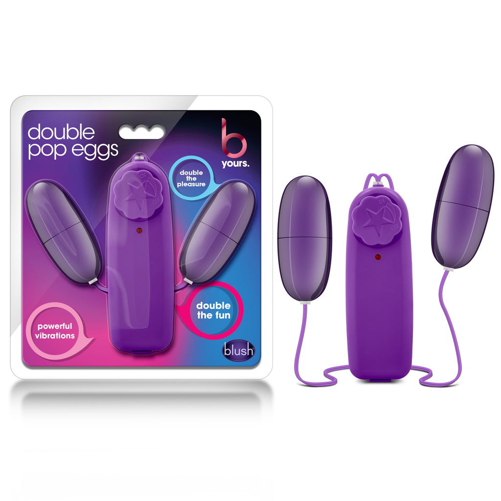 B Yours Double Pop Eggs - Plum by Blush from LoveMart Co.