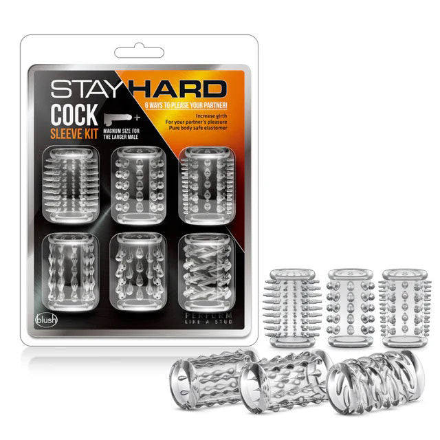 Stay Hard Cock Sleeve Kit by Blush from LoveMart Co.