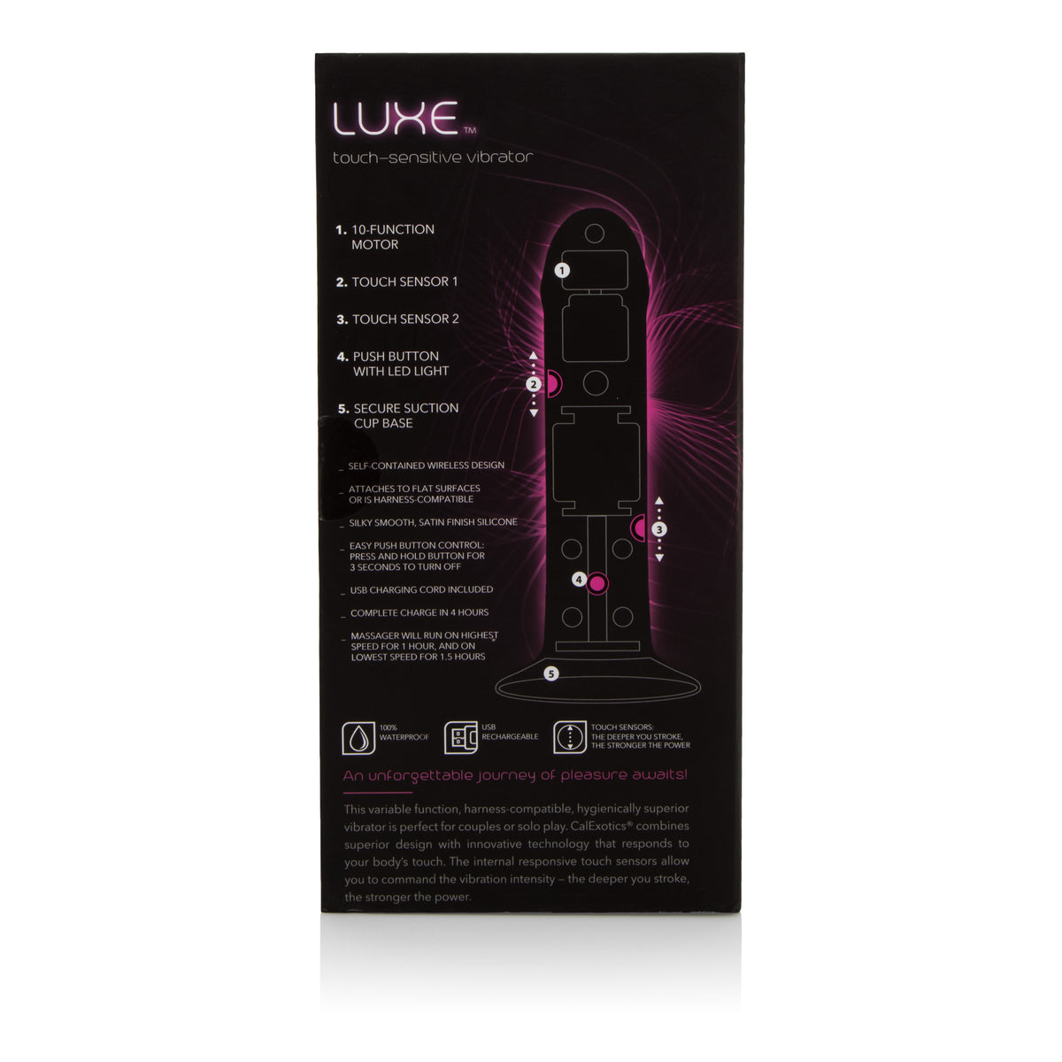 Luxe - Touch Sensitive Vibrator by CalExotics from LoveMart Co.