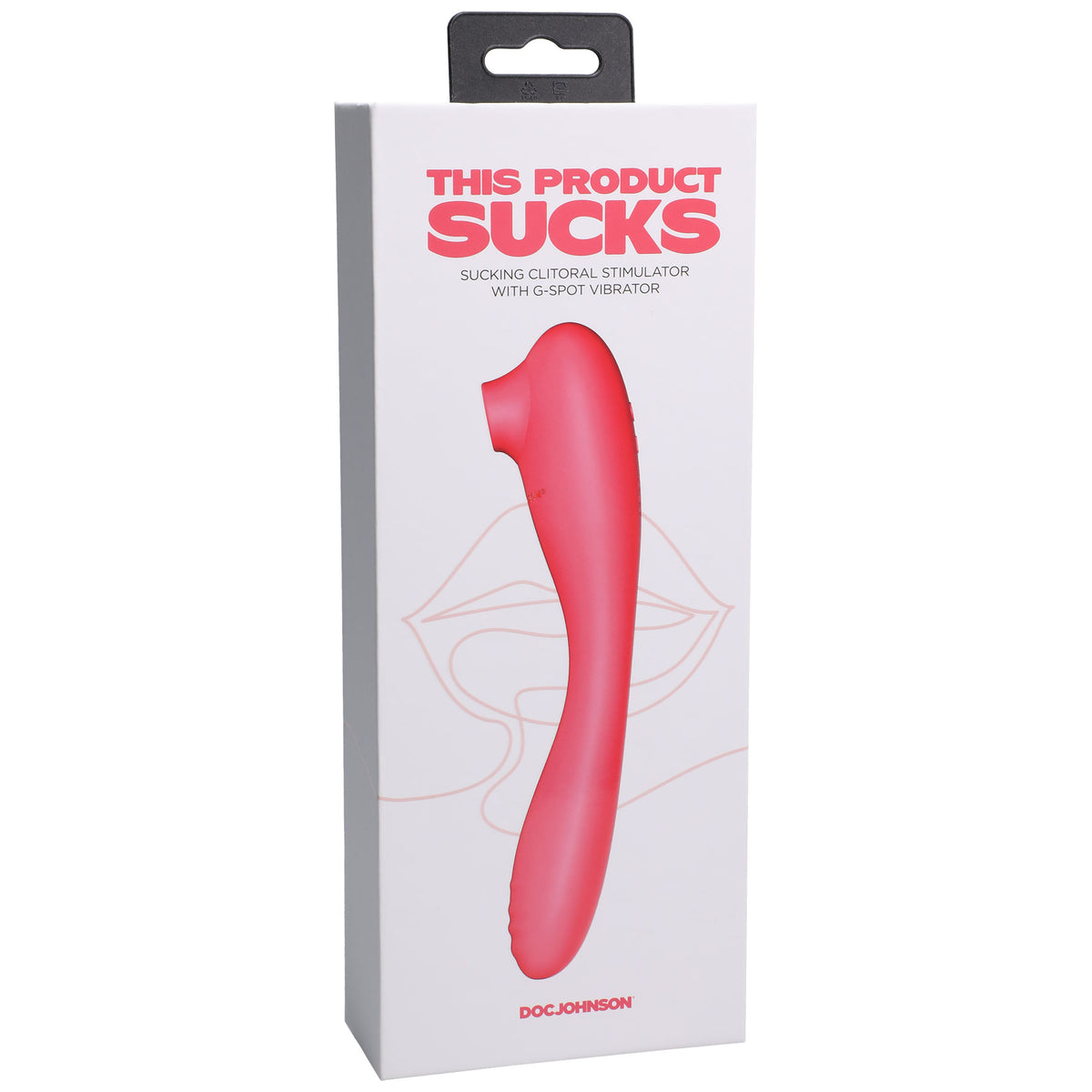 This Product Sucks Sucking Clitoral Stimulator w/ Bendable G-Spot Vibe by Doc Johnson from LoveMart Co.