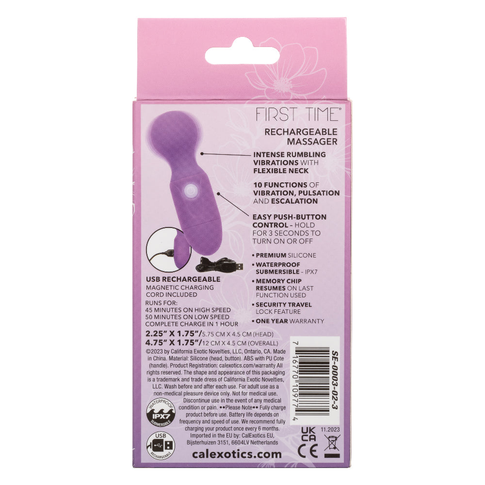 First Time Rechargeable Massager by CalExotics from LoveMart Co.