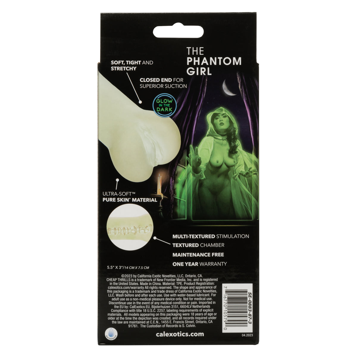 Cheap Thrills - the Phantom Girl - Glow in the Dark by CalExotics from LoveMart Co.