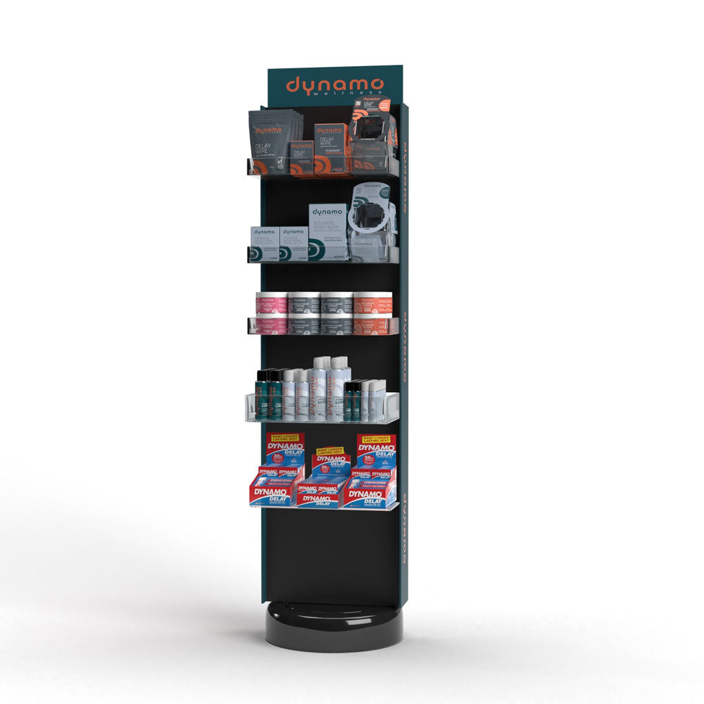 Dynamo Wellness Floor Display by Screaming O from LoveMart Co.