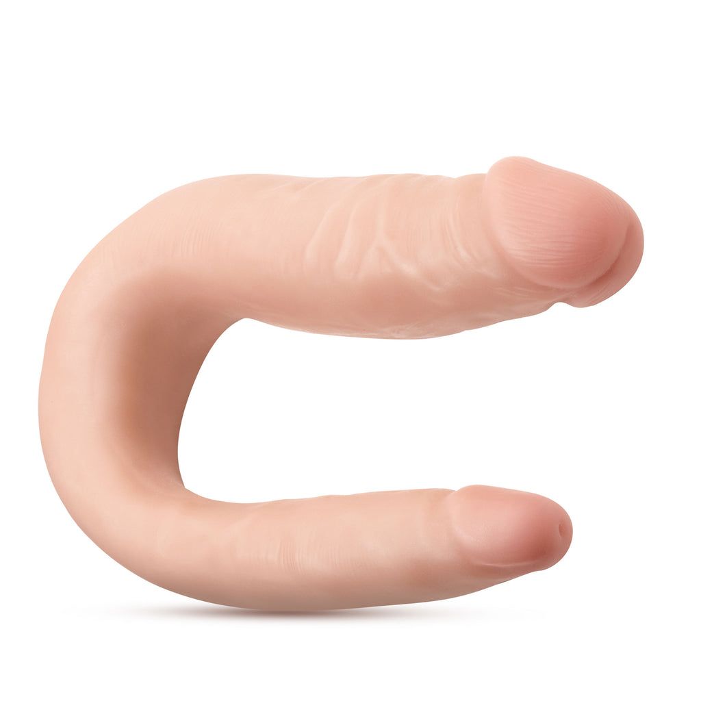 Dr. Skin Silicone - Dr. Double - 12 Inch Double Dong - Vanilla by Blush from LoveMart Co.