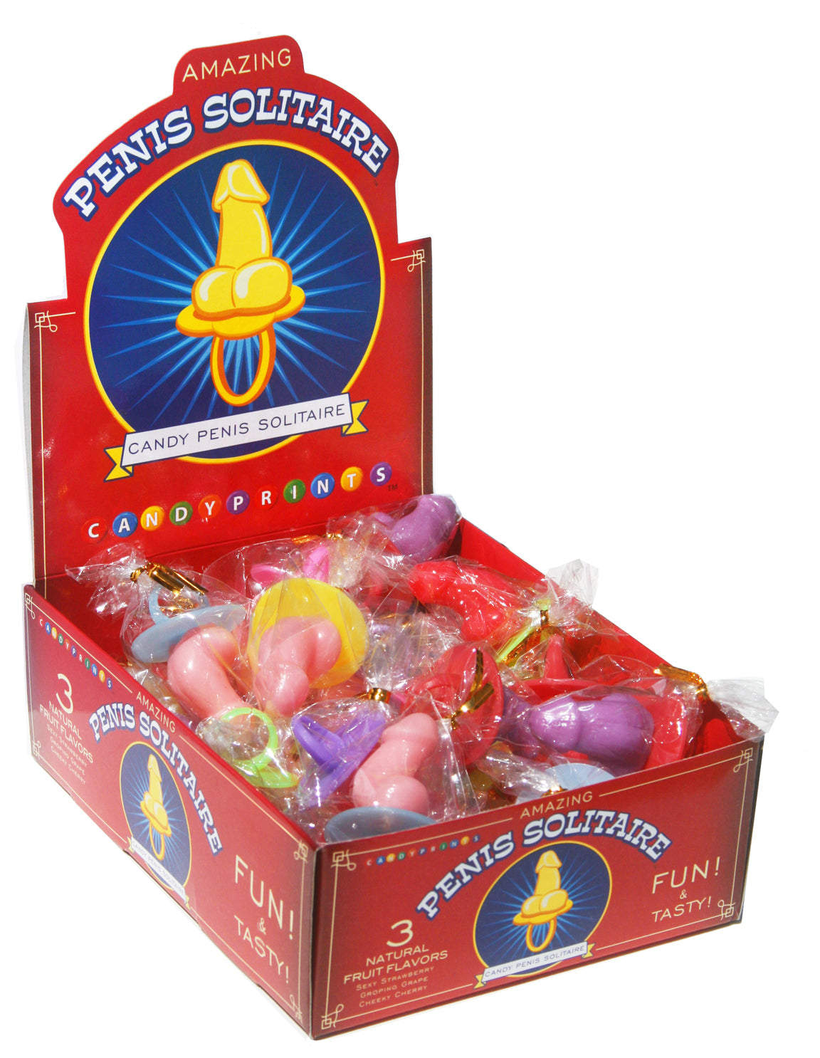 Amazing Penis Solitaire - 30 Piece Display by Little Genie from LoveMart Co.