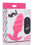 21x Silicone Swirl Plug With Remote by XR Brands from LoveMart Co.