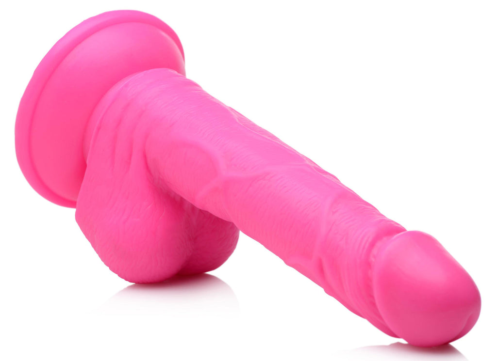 Pop Pecker 6.5 Inch Dildo With Balls by XR Brands from LoveMart Co.