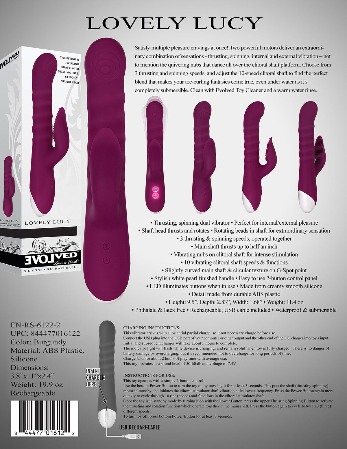 Lovely Lucy by Evolved Novelties from LoveMart Co.