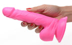 Pop Pecker 6.5 Inch Dildo With Balls by XR Brands from LoveMart Co.