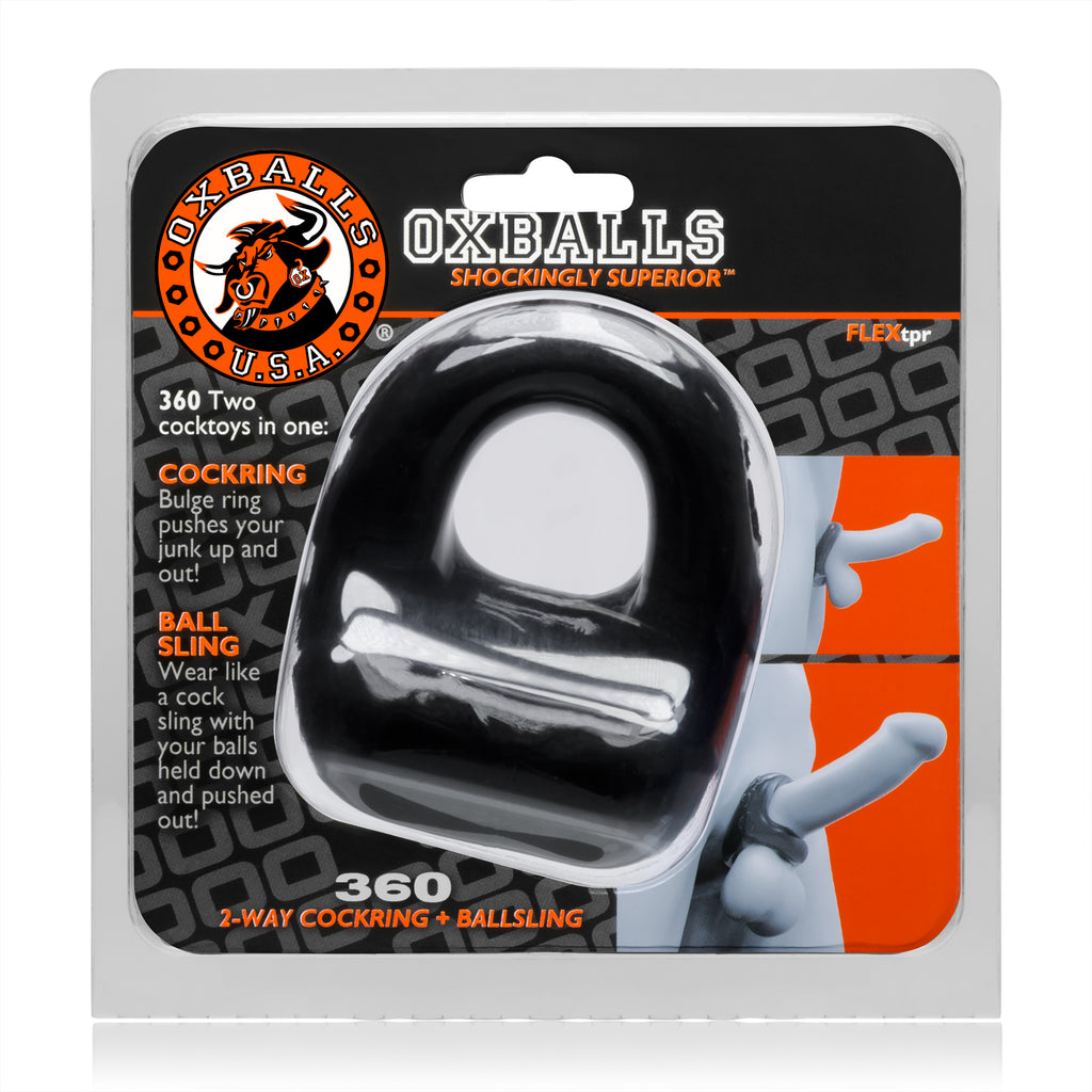 360 2- Way Cockring and Ballsling by Oxballs from LoveMart Co.