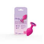 Gemma Purple Gem Silicone Plug - Medium by Viben from LoveMart Co.