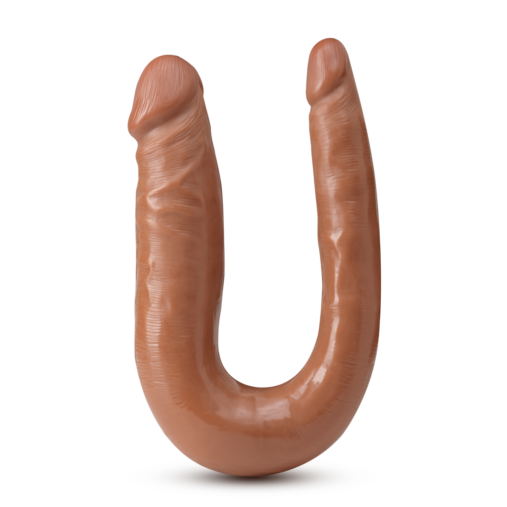 Dr. Skin Mini Double Dong - Mocha by Blush from LoveMart Co.