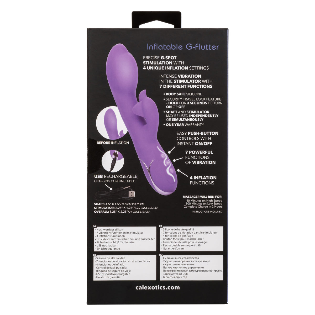 Insatiable G Inflatable G-Flutter by CalExotics from LoveMart Co.