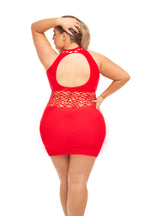 Rich B Phase Dress - Queen Size by Pink Lipstick from LoveMart Co.
