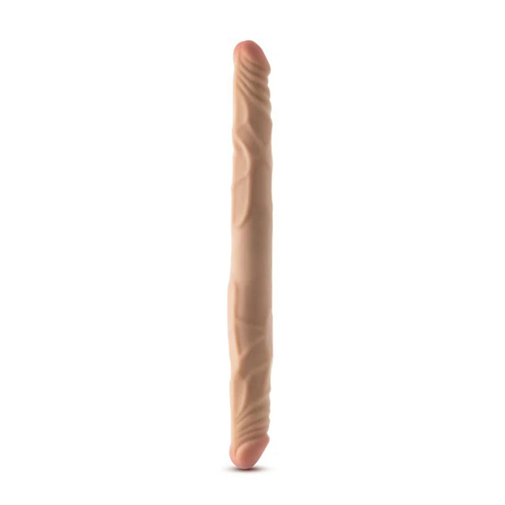 Dr. Skin Plus - 14 Posable Double Dong by Blush from LoveMart Co.