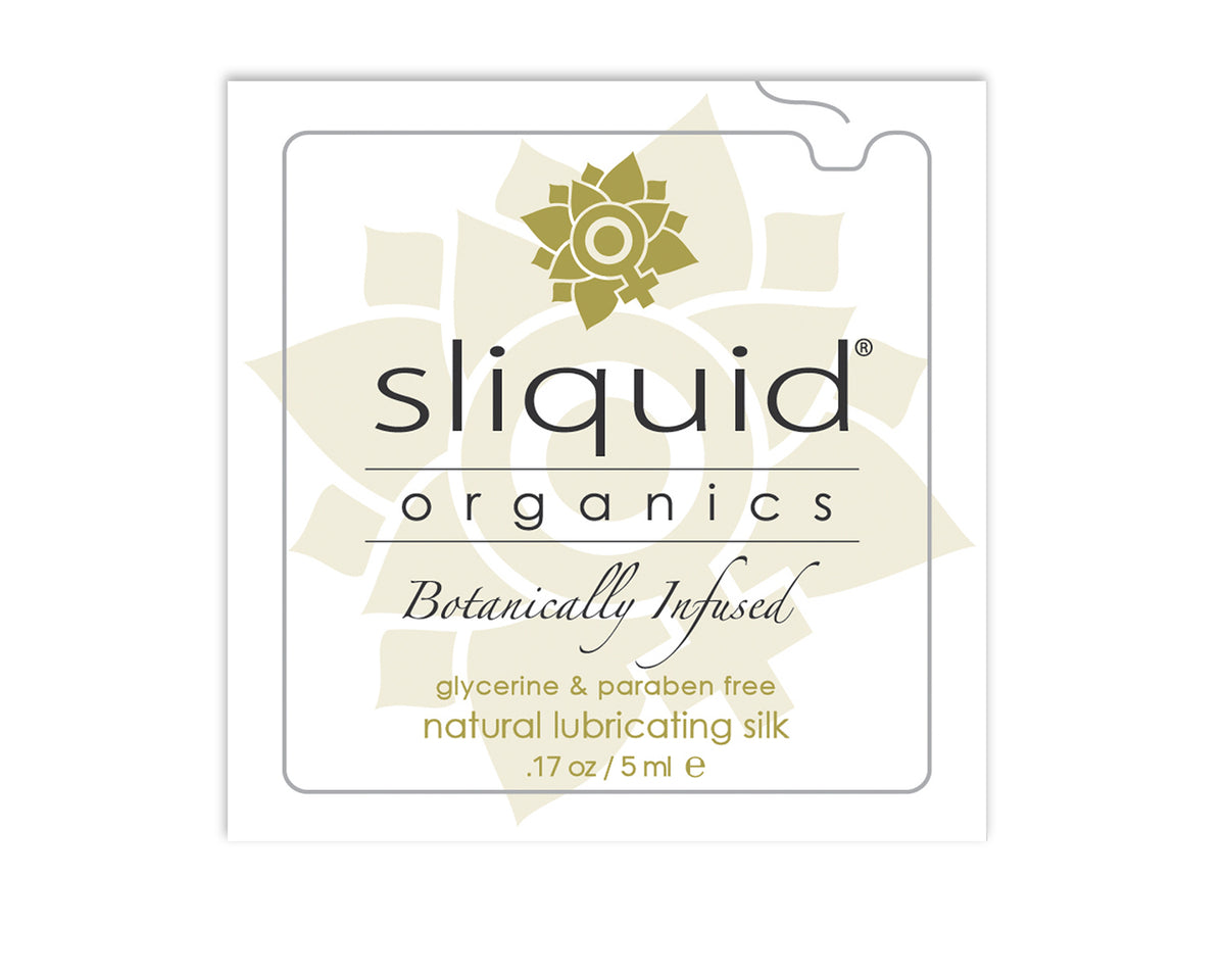 Organics Silk P.O.P. - .17 Fl. Oz. - 60 Count Display by Sliquid from LoveMart Co.