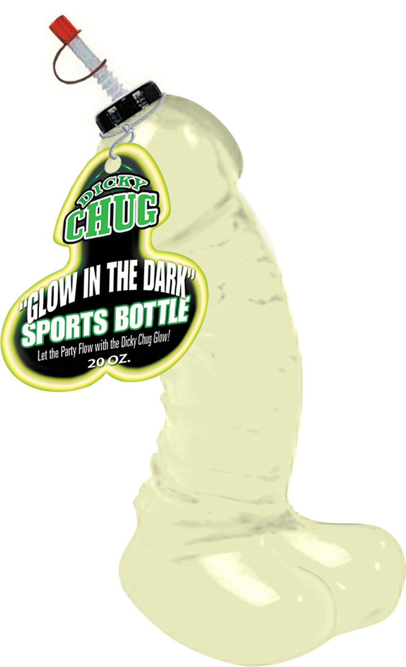 Dicky Chug Sports Bottle - Glow-in-the-Dark by Hott Products from LoveMart Co.