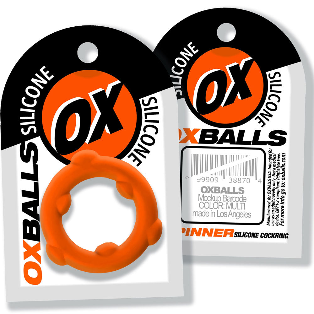 Spinner Single Silicone Ring - Silicone by Oxballs from LoveMart Co.