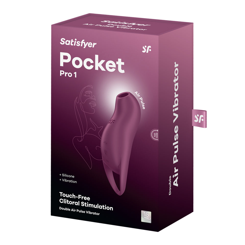 Pocket Pro 1 - Berry by Satisfyer from LoveMart Co.