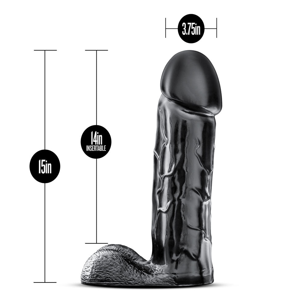 Jet - Brutalizer 15 Inch Dildo by Blush from LoveMart Co.