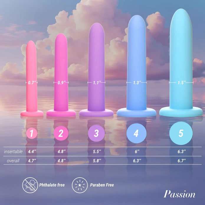 Silicone Pelvic Kegel Exerciser Set by XR Brands from LoveMart Co.
