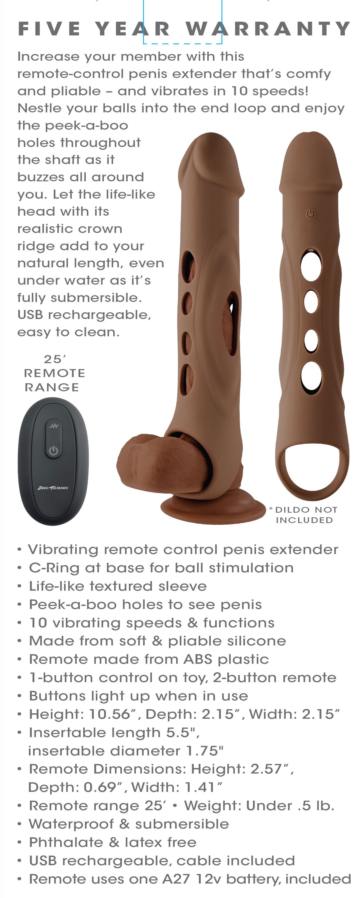 Big Boy Extender - Dark by Evolved Novelties from LoveMart Co.