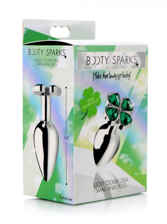 Lucky Clover Gem Anal Plug - Small by XR Brands from LoveMart Co.