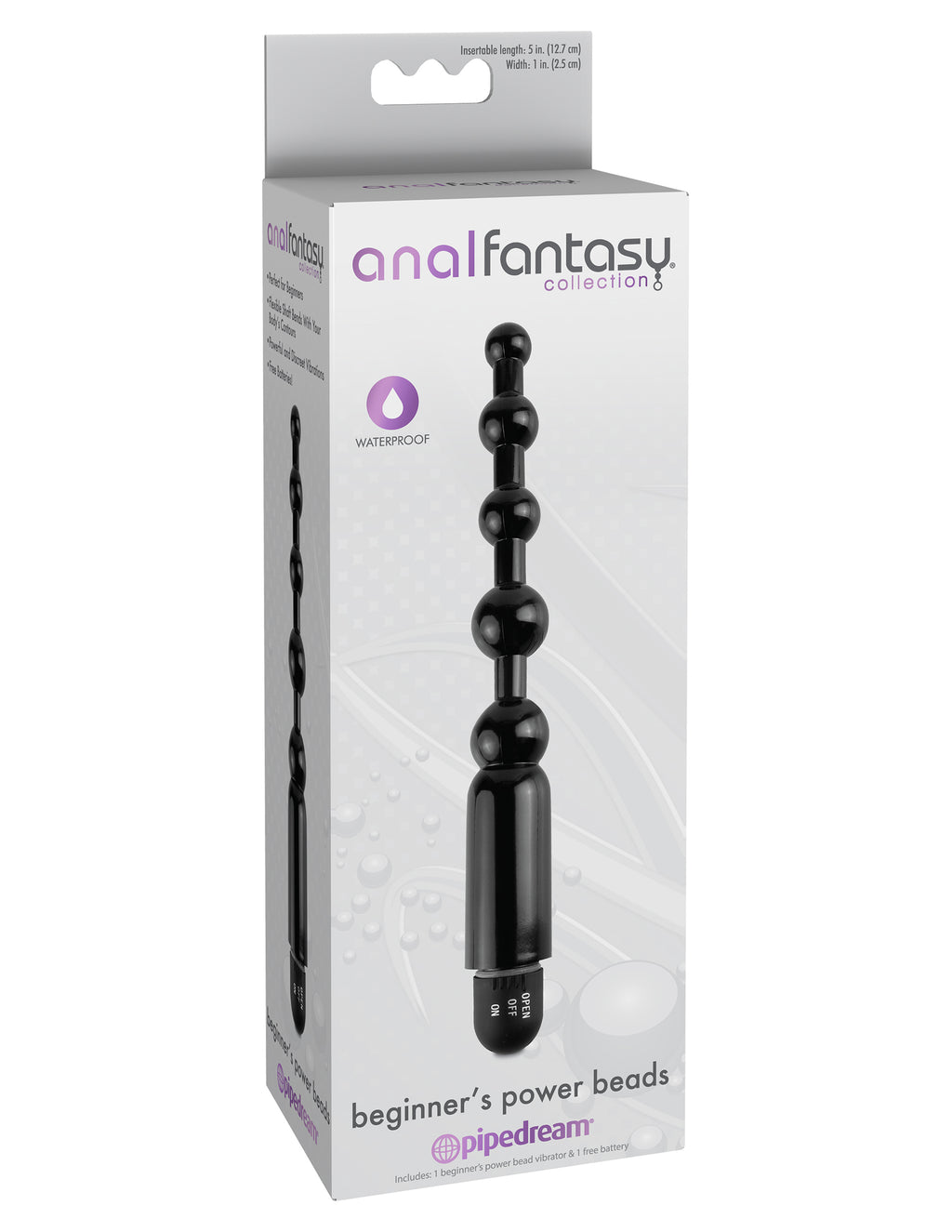 Anal Fantasy Collection Beginners Power Beads by Pipedream from LoveMart Co.