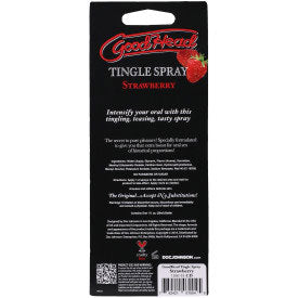 Goodhead - Tingle Spray - 1 Fl. Oz. Salivating Strawberry by Doc Johnson from LoveMart Co.