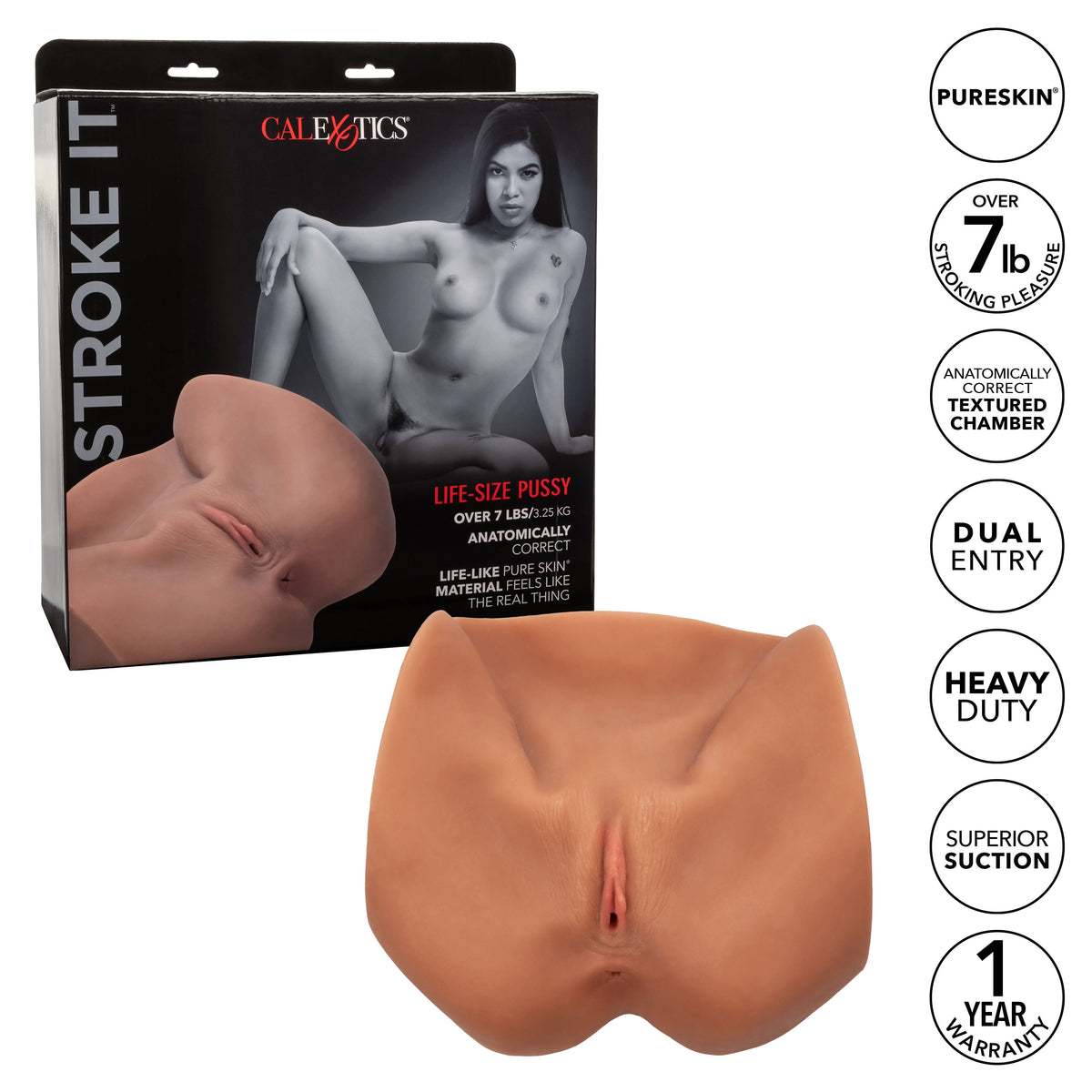 Stroke It Life-Size Pussy by CalExotics from LoveMart Co.
