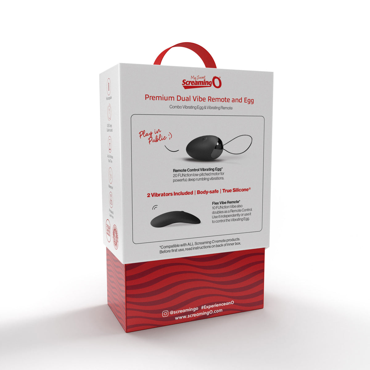 Premium Dual Vibe Remote and Egg by Screaming O from LoveMart Co.