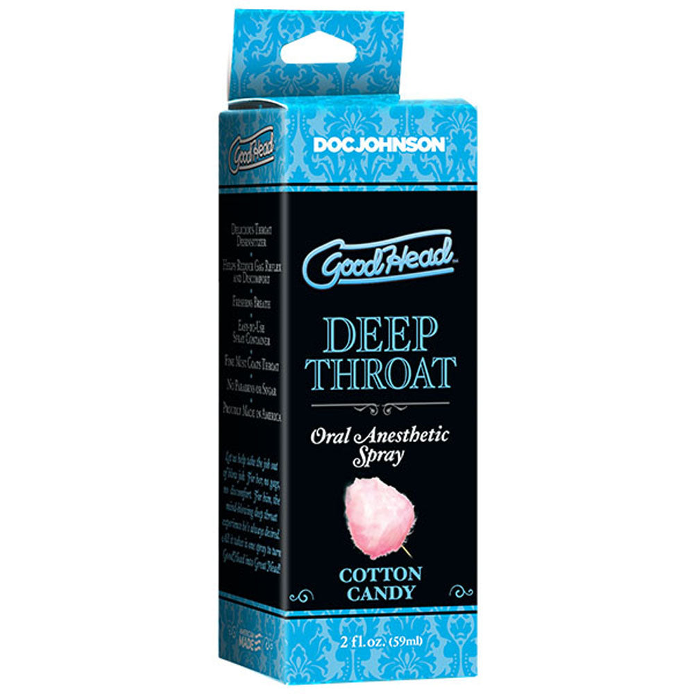 Goodhead - Deep Throat Spray - Cotton Candy - 2 Fl. Oz. by Doc Johnson from LoveMart Co.