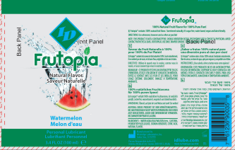 ID Frutopia Natural Flavor Watermelon 3.4 Oz by ID - Lubricants from LoveMart Co.