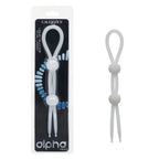Alpha Liquid Silicone Dual Lasso - Natural by CalExotics from LoveMart Co.