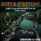Caiman Silicone Cock Ring by XR Brands from LoveMart Co.