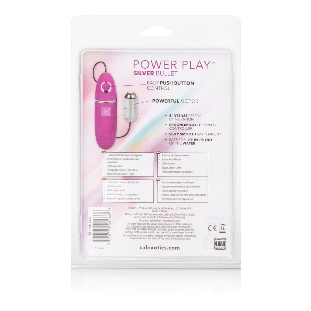 Power Play Silver Bullet by CalExotics from LoveMart Co.