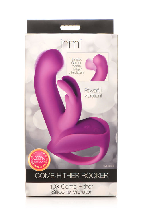 10x Come Hither Rocket Silicone Vibrator by XR Brands from LoveMart Co.