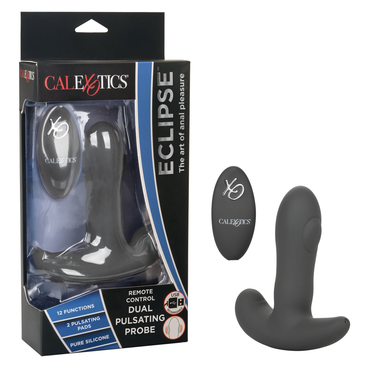 Eclipse Remote Control Dual Pulsating Probe by CalExotics from LoveMart Co.