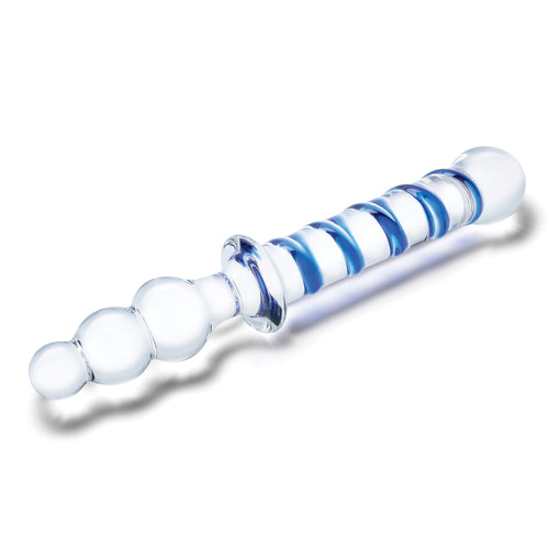 10 Inch Twister Dual-Ended Dildo - /blue by Electric Novelties from LoveMart Co.