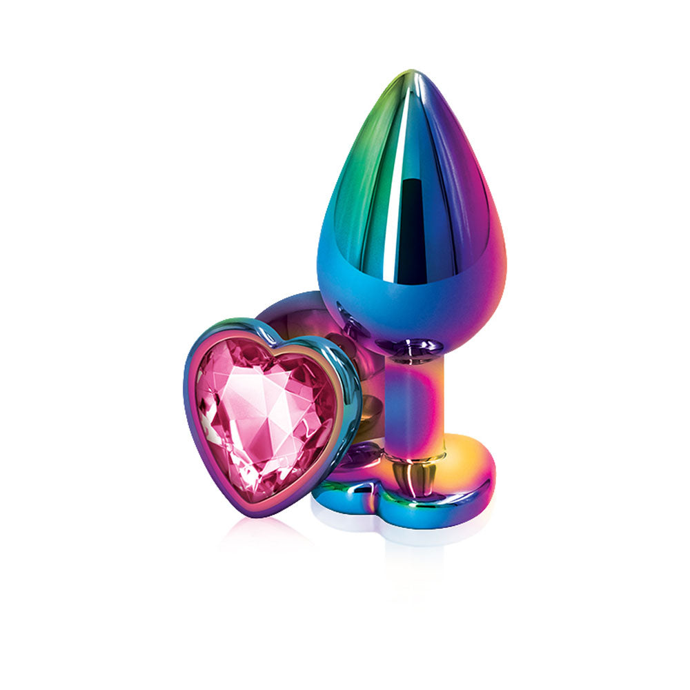 Rear Assets - Multicolor Heart - Medium - Pink by nsnovelties from LoveMart Co.