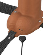 Fantasy X-Tensions Elite 6" Vibrating Hollow Silicone Strap-on by Pipedream from LoveMart Co.