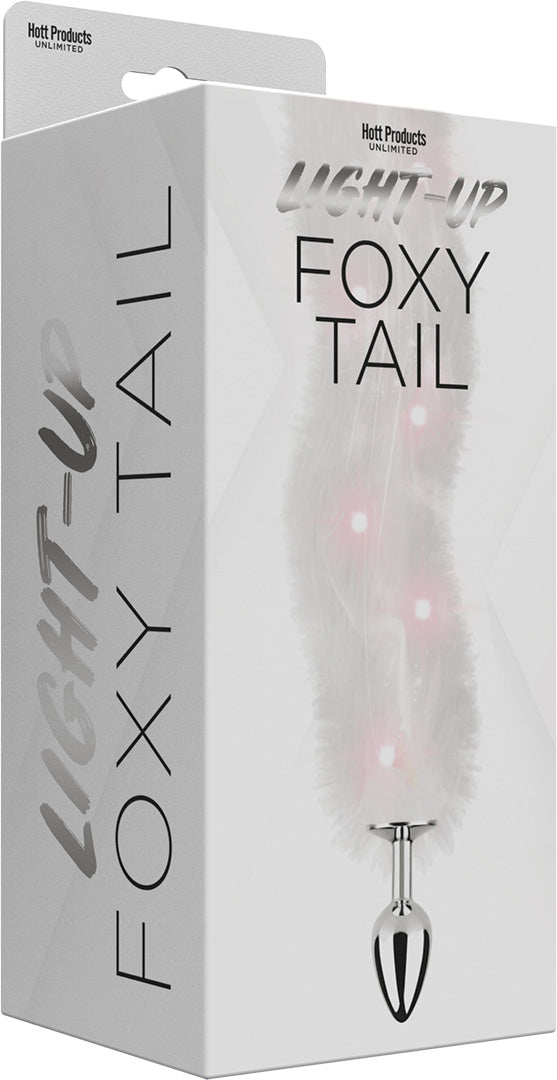Foxy Tail - Light Up Faux Fur Butt Plug - Plug by Hott Products from LoveMart Co.