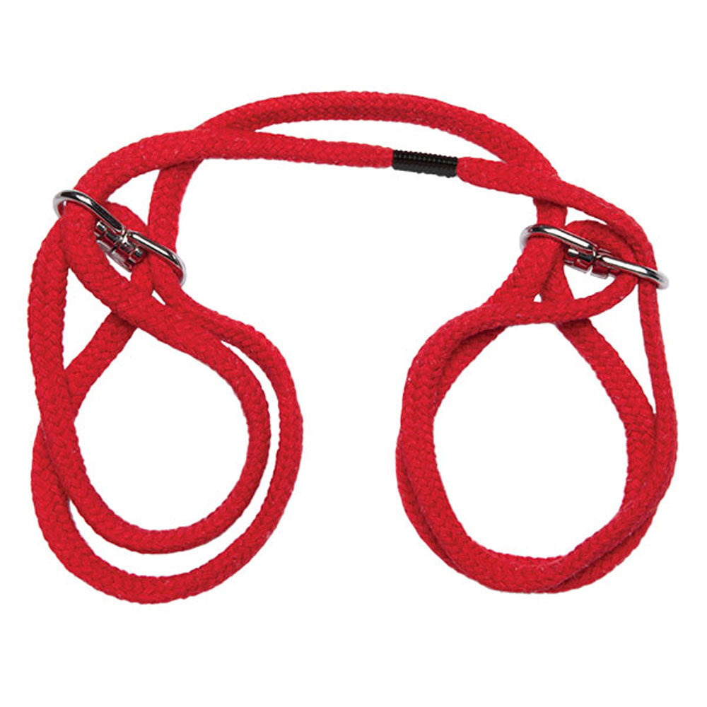 Japanese Style Bondage - Cotton Wrist or Ankle Cotton Cuffs by Doc Johnson from LoveMart Co.