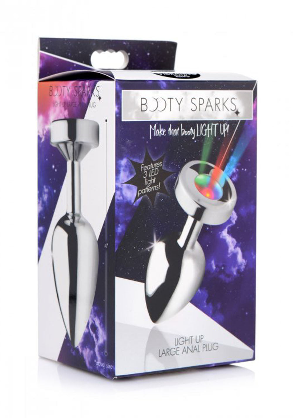 Light Up Large Anal Plug by XR Brands from LoveMart Co.