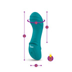 Lalita Mini Pleasure Ridges G-Spot Vibe - Ocean by Viben from LoveMart Co.