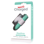 Charged Positive Rechargeable Vibe - Kiwi Mint by Screaming O from LoveMart Co.