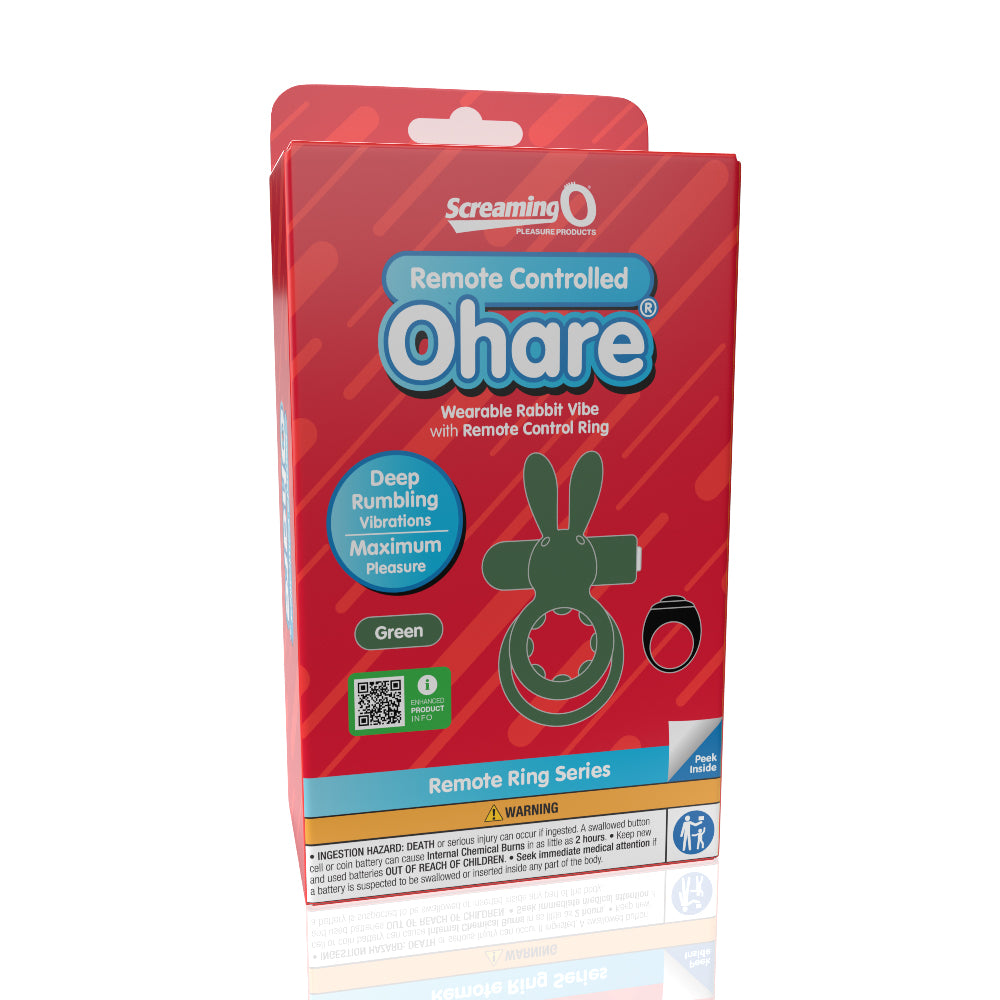 Screaming O Remote Controlled Ohare Vibrating Ring by Screaming O from LoveMart Co.